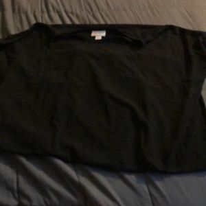 Lularoe Solid Black Irma